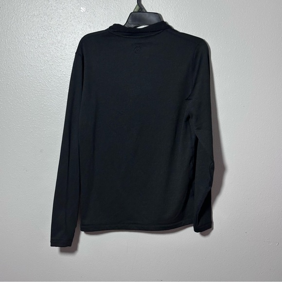 Magellan Men Half Zip Black Sweatshirt Sweater Size Small - Picture 4 of 7